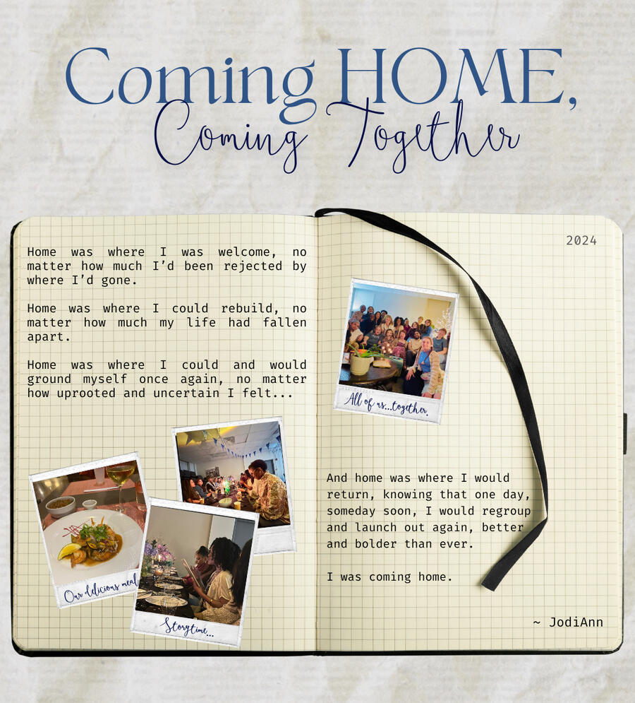 Coming Home & Coming Together for a Dinner that makes a Difference Coming Home: A Dinner that makes a Difference